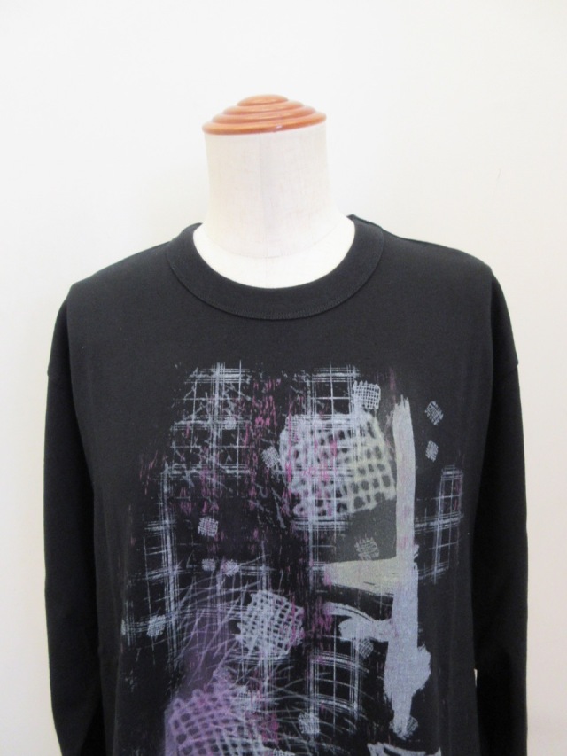 Y's YOHJI YAMAMOTO (ワイズ ヨウジヤマモト) 手書きチェック柄顔料