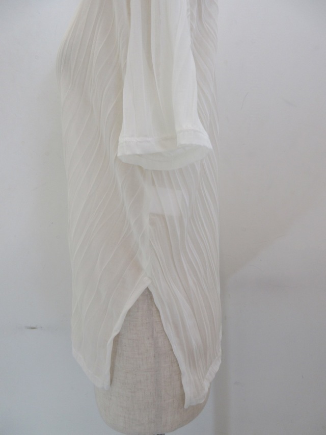 y'sブラウス Y's YOHJI YAMAMOTO (ワイズ ヨウジヤマモト) 100/2綿ブロード左