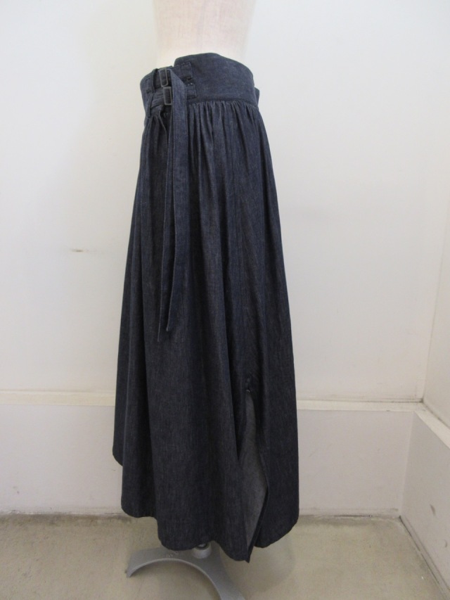 Ｙ’s ワイズ デニムスカート Yohji Yamamoto】【日本製】【ボトムス】ヨウジヤマモト『デニム