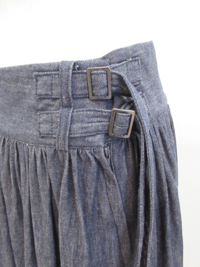 Ｙ’s ワイズ デニムスカート 楽天市場】ワイズ フレア/リネン切り替えデニムジャンパー