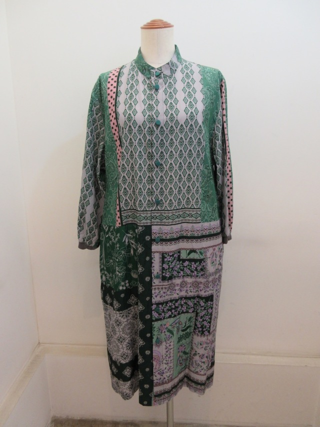 Kei hayama plusケイハヤマ★ワンピース KEI Hayama PLUS(ケイハヤマプリュス) リーフカットジャガード