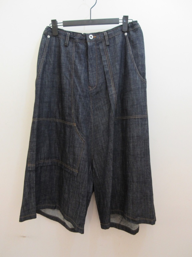 Y's YOHJI YAMAMOTO (ワイズ ヨウジヤマモト) 6ozデニム配色ST製品洗い
