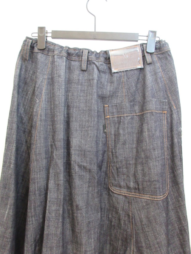 Y's YOHJI YAMAMOTO (ワイズ ヨウジヤマモト) 6ozデニム配色ST製品洗い