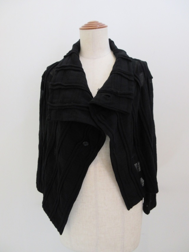 Y's ワイズ ダメージ加工 総柄 ジャケット Yohji Yamamoto Y's - Y's ワイズ ダメージ加工 総柄 ジャケット Yohji Yamamoto