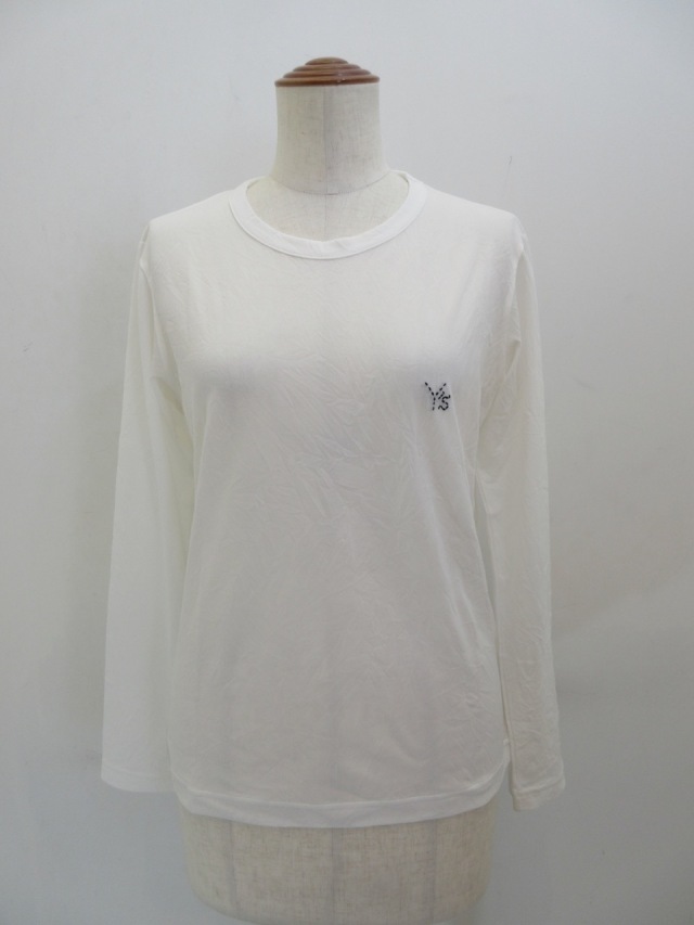 ★Y's ワイズ PLAIN STITCH LONG T シワ加工 ロンT ☆Y's ワイズ PLAIN STITCH LONG T シワ加工 ロンT