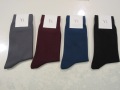 Y's YOHJI YAMAMOTO (ワイズ　ヨウジヤマモト) NY天竺定番ソックス：左からグレー／ボルドー／ブルー／ブラック