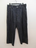 Y's YOHJI YAMAMOTO (ワイズ　ヨウジヤマモト) 6ozデニム配色ST製品洗い前ビッグポケットパンツ：インディゴ