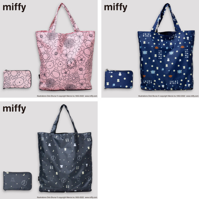 miffy ミッフィー エコバッグ キャラクター 折りたたみ