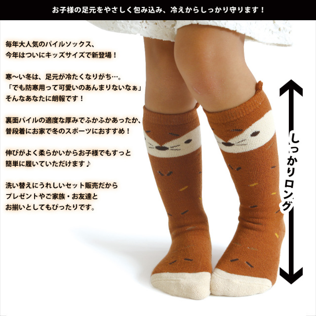 靴下 キッズ 女の子 男の子 あったか 裏パイル ハイソックス アニマルデザイン 5足セット 13 18cm 16 21cm 靴下 キッズ 女の子 男の子 あったか 裏パイル ハイソックス アニマルデザイン 5足セット 13 18cm 16 21cm