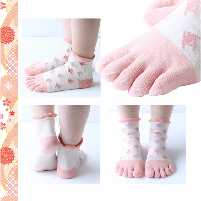 レディース5本指ソックス