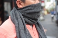 天空丸Wool Top Gauze Scarf