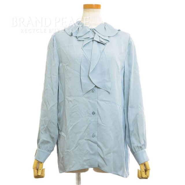 GUCCI グッチ 2015Re-Edition Beeアップリケ シルクブラウス