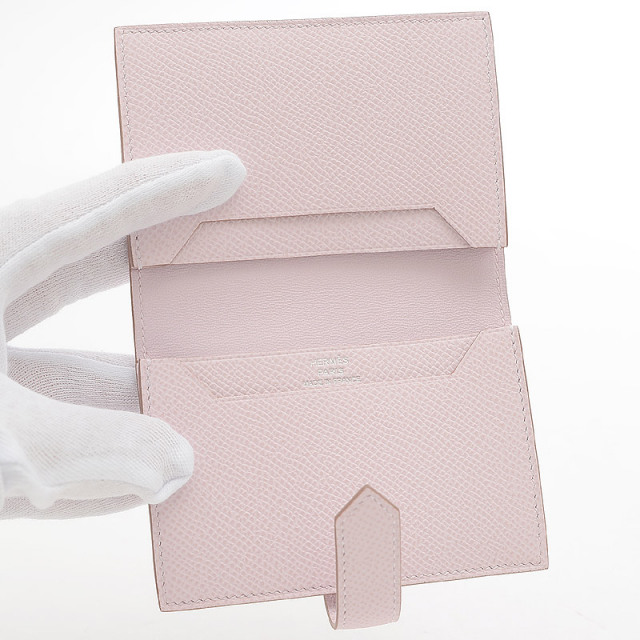【今だけ限定パステルカラー】HERMES★Bearn カードケース★ ランク N 新品 HERMÈS エルメス ベアンカードケース ヴェール