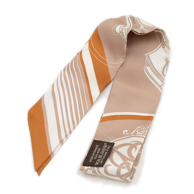 HERMES ツイリー エクスリブリス 2021AW ブラウン ベージュ 【公式通販】