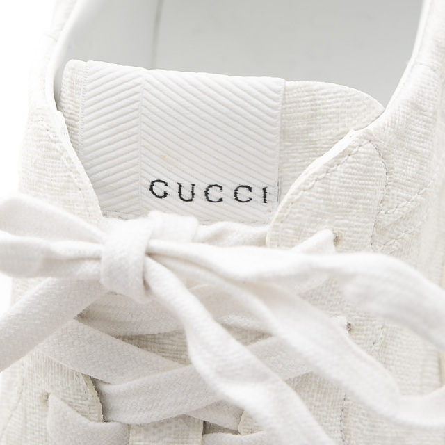 グッチ GGスプリーム スニーカー ホワイト 737899 #39 GUCCI