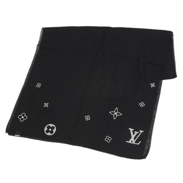 希少美品✨ヴィトン エトール モンテカルロ スワロフスキー ショール ストール 希少美品✨ヴィトン エトール モンテカルロ スワロフスキー