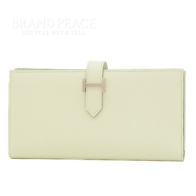 エルメス ベアンスフレ 二つ折り長財布 エプソン ヴェールフィズ  