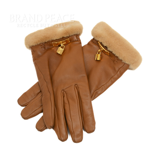 ⭐️SALE⭐エルメス　レザーグローブ　革手袋　ケリー　ブラウン　ラムスキン 楽天市場】エルメス HERMES ケリーグローブ 手袋 グローブ