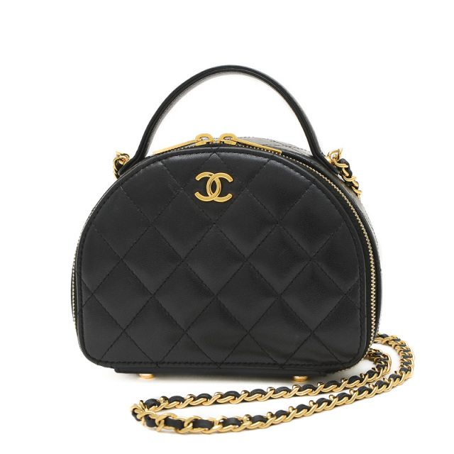 シャネル マトラッセ 2Wayチェーンショルダーバッグ ラムスキン  