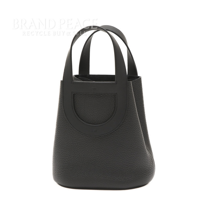 お値下げ!!【新品】希少 HERMES インザループ 18黒レザースイフト お値下げ!!【新品】希少 HERMES インザループ 18黒レザー