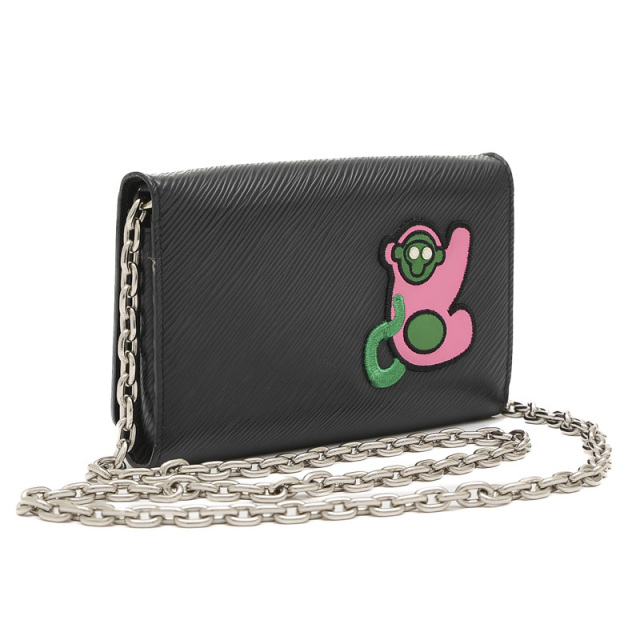 ルイヴィトン エピ ポルトフォイユツイスト チェーンウォレット  