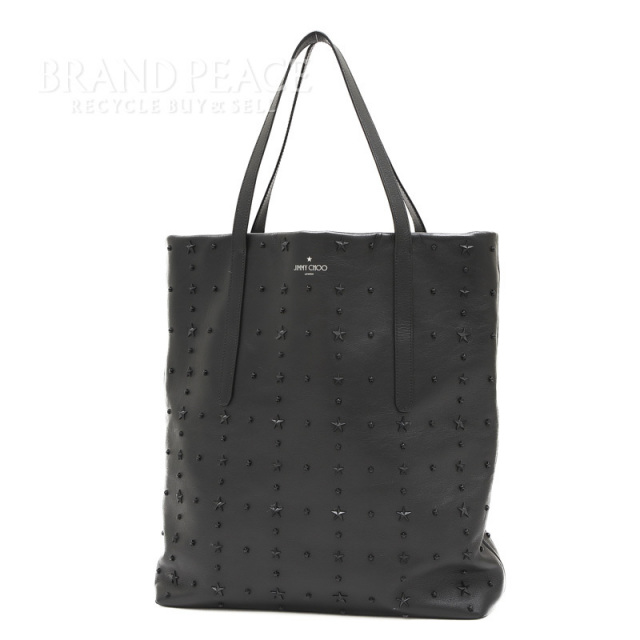 美品】JIMMY CHOO 観 PIMLICO メタリックブロンズ トートバッグ 