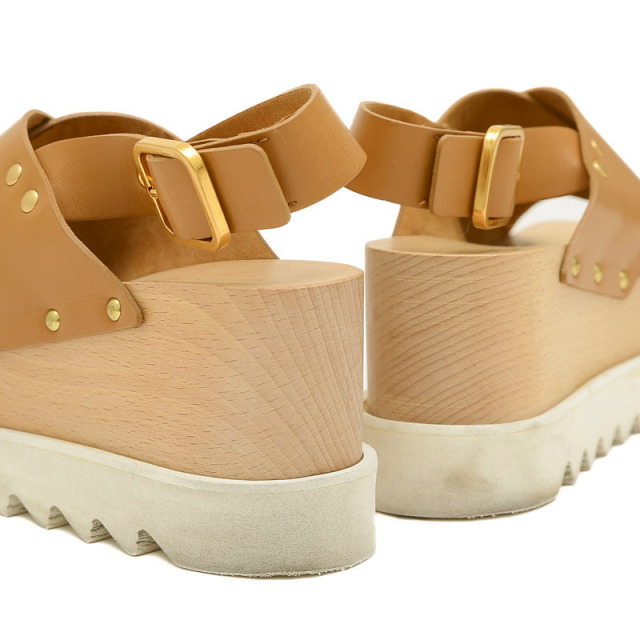 Stella McCartney ステラマッカートニー 厚底サンダル エリス キャメル 