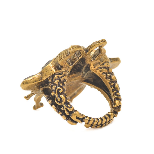 グッチ リング インターロッキングG 蜂 ビー パール ストーン 13号 GUCCI 