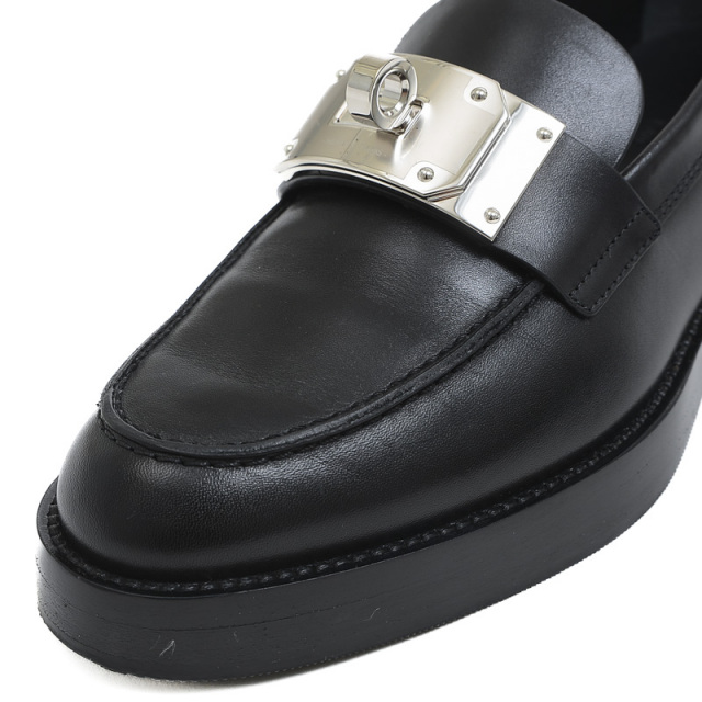 HERMES(エルメス) ローファー 37 1/2 レディース美品 パリ ライト  