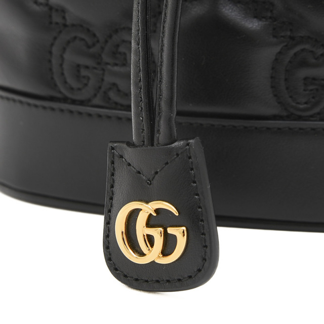 【送料込み】SALE!!Gucciグッチ♪728231★マトラッセ グッチ GGマトラッセ バケット ショルダーバッグ レザー