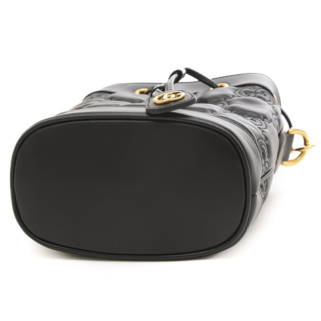 ★送料関税込★GUCCI GGマトラッセ レザー バケットバッグ 国内発送☆GUCCI】GGマトラッセ レザー バケットバッグ