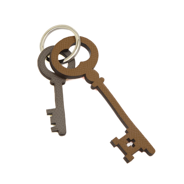 エルメス プティアッシュ 鍵 キーリング レザー マルチカラー HERMES 