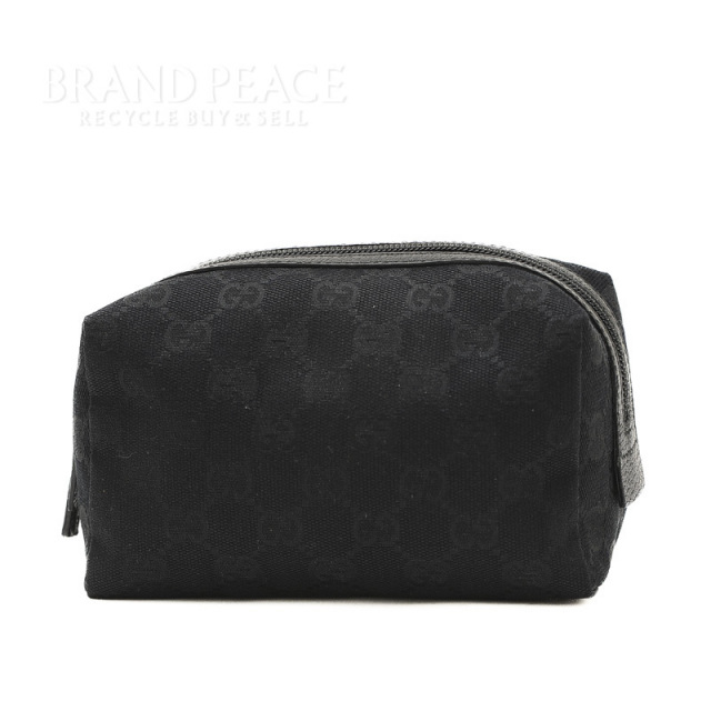グッチ GG柄 ポーチ キャンバス ブラック 29595 GUCCI
