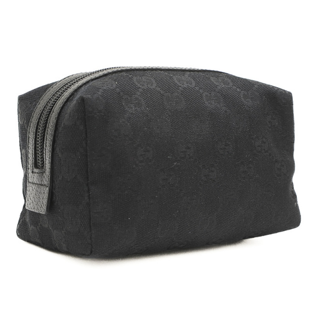 グッチ GG柄 ポーチ キャンバス ブラック 29595 GUCCI