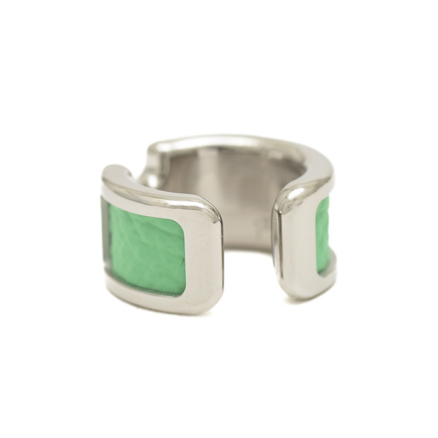 HERMES グリーン バングル　オランプ　イヤーカフ HERMES グリーン バングル オランプ イヤーカフ HERMES エルメス