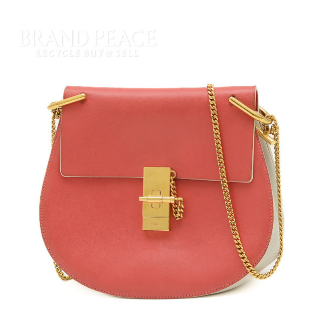 クロエ ピンク レザー ショルダーバッグ （Chloe(クロエ