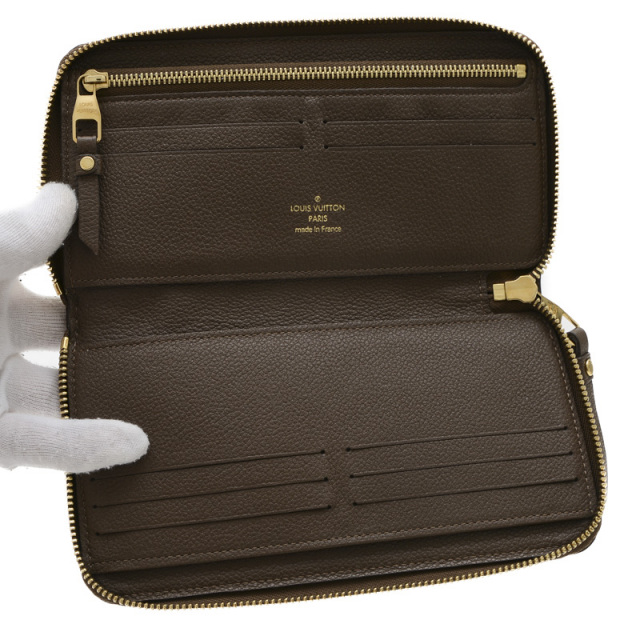 ルイヴィトン モノグラムアンプラント 長財布 ポルトフォイユスク  