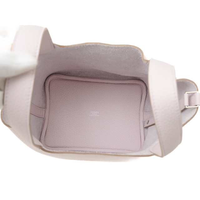 最終値下げ！HERMES ピコタンロック PM モーヴペール　W刻シルバー金具 最終値下げ！HERMES ピコタンロック PM モーヴペール W刻