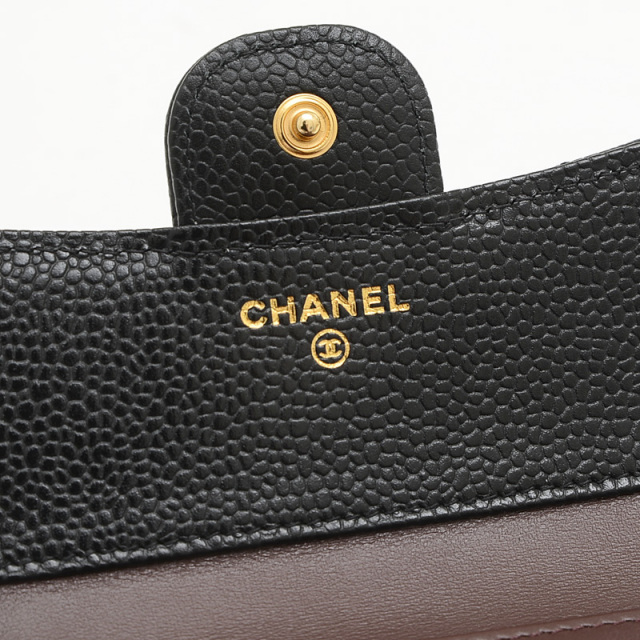 正規品　新型タイプ　シャネル　マトラッセ　ゴールド金具　Wホック　三つ折り財布 804000120785000-3_1200x.jpg?v=