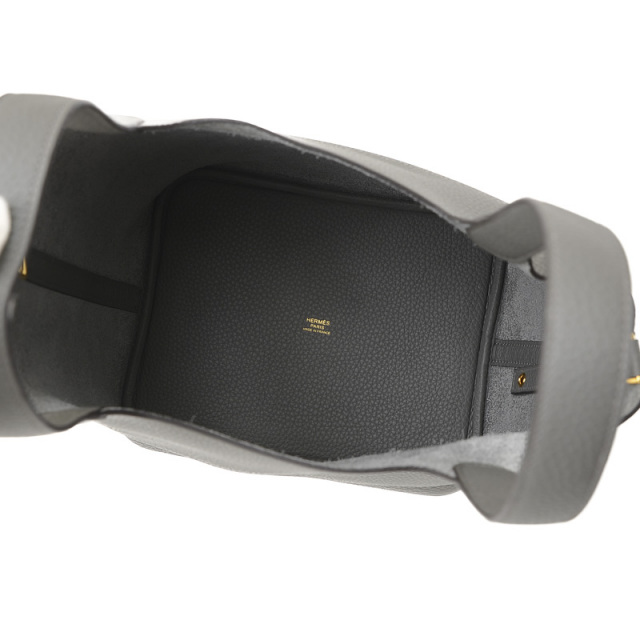 エルメス ピコタンロック MM 22 トリヨン グリメイヤー ゴールド金具 U