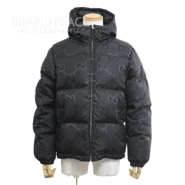 GUCCI グッチ ジャンボGG キャンバス ダウンジャケット ブラック 44  