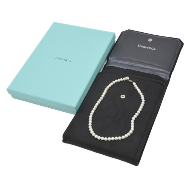 ティファニー パール ネックレス 40cm シルバー SV925 TIFFANY.CO 