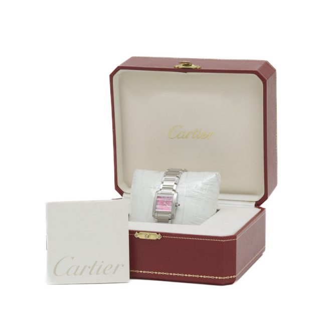 カルティエ Cartier タンクフランセーズSM 2006年 W51031Q3 実機レビュー】カルティエ タンクフランセーズSM 2006クリスマス