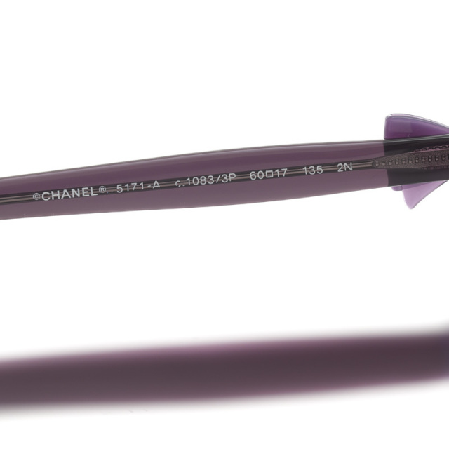 シャネル サングラス リボン パープル グラデーション レディース 5171  