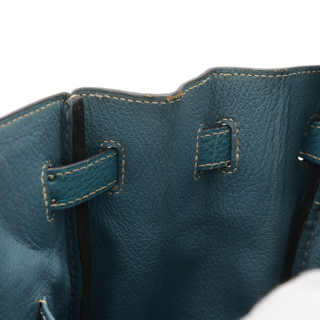 エルメス バーキン30 トゴ ブルージーン シルバー金具 I刻印