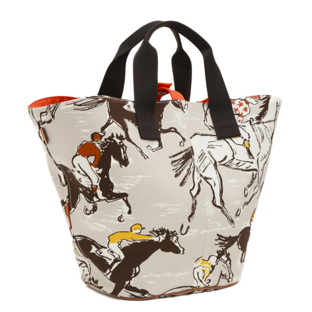 エルメス パニエドプラージュ PM トートバッグ グレー HERMES