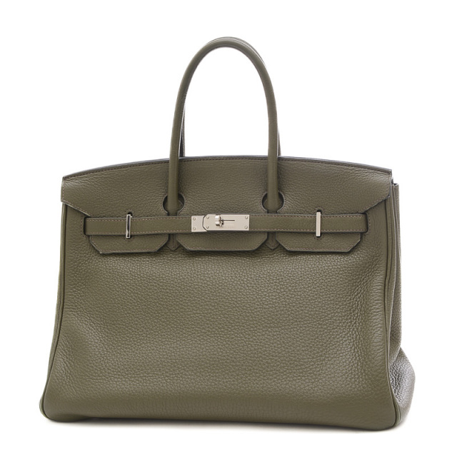 新品オリバーガル　エルメスバーキン　定価74800円 エルメス HERMES バーキン35 W刻 ブルーネイビー×シルバー金具