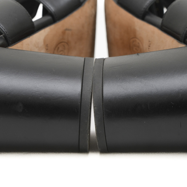 シャネル ココマーク ターンロック サンダル ブラック レディース #37