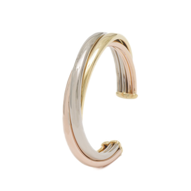 カルティエ Cartier ベビートリニティ スリーカラー ブレスレット K18  