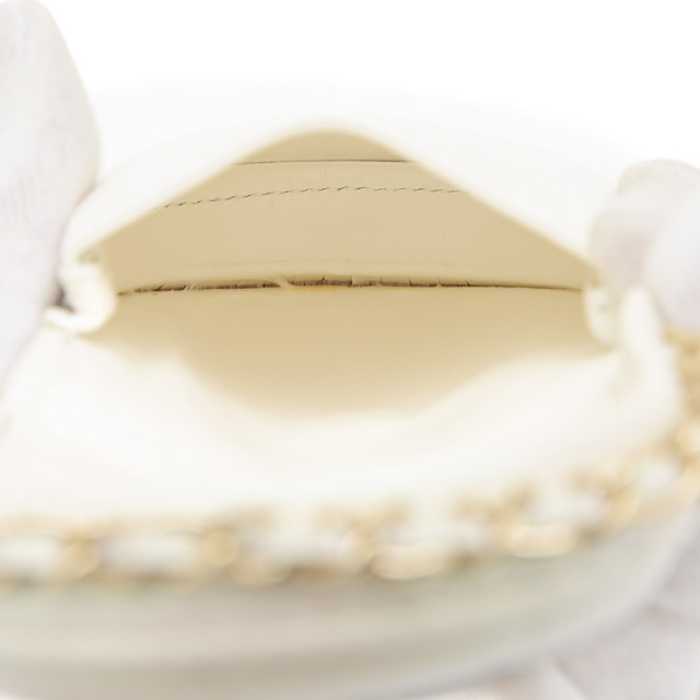 シャネル チェーンポーチ コインケース ショルダー レザー